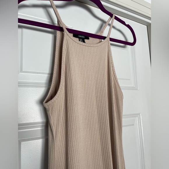Forever 21 Ribbed Nude Dress - Picture 2 of 3